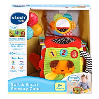 Soft cube outlet baby toy